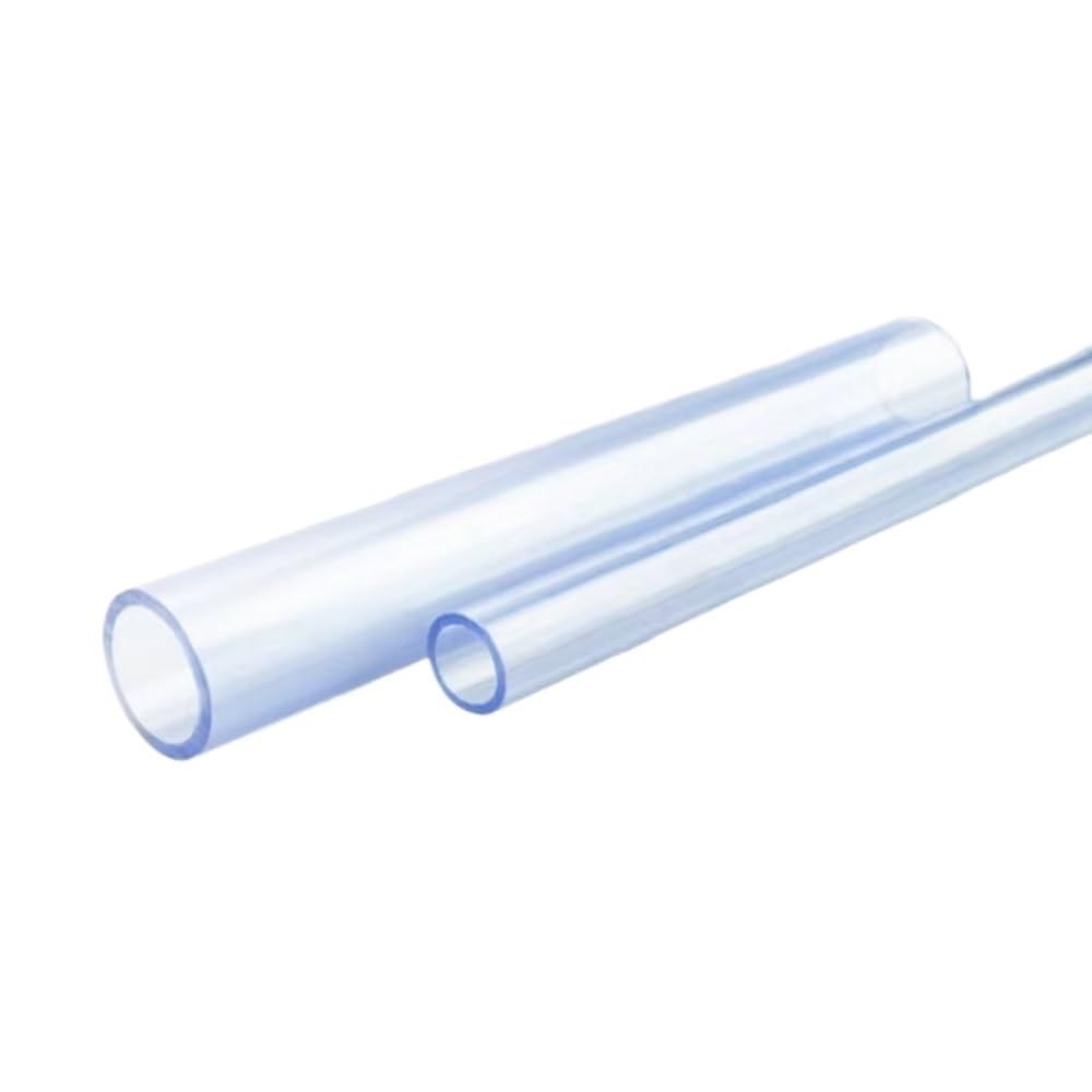 Tubi in acrilico, Tubo in PVC trasparente blu da 0, 5 m, 2 pezzi, 9 colori(Crystal Blue,32MM*0.5M)