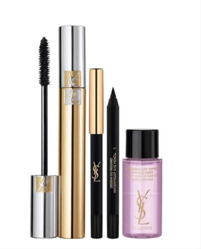 Yves Saint's Effet Volume Faux Cils Mascara, Mini Dessin du Regard and Makeup Remover Gift Set XMAS'23 - Image 3