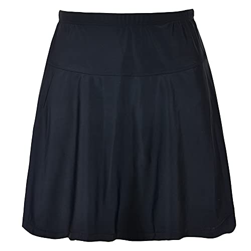 Coastal Rose Women's Bikini Bottom Plus Size Swimsuit High Waisted Swim Skirt Us20 Black #TOP3