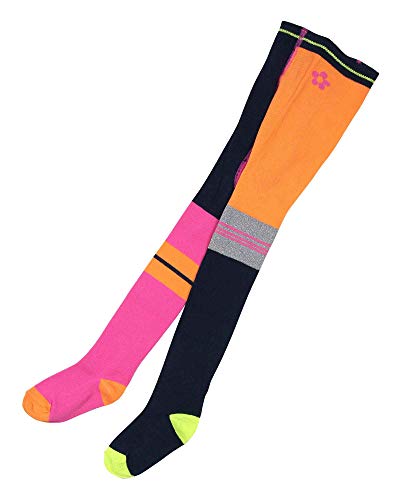 Girl's Multi Colour Striped Tights, Sizes 6-12