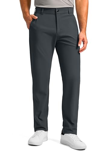 Soothfeel Men's Golf Pants with 5 Pockets - 30"/32"/34" Slim Fit Stretch Tech Pants Casual Trousers Dress Work Pants for Men