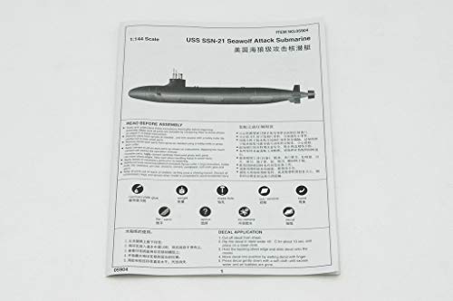 Trumpeter 05904 - Sottomarino USS SSN-21 Seawolf