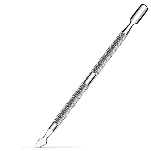 Instruments GB, Nagelhautentferner, UV-Gel-Entferner, Nagelhautschieber, Maniküre-Set mit 2 Anwendungen, Edelstahl Cover