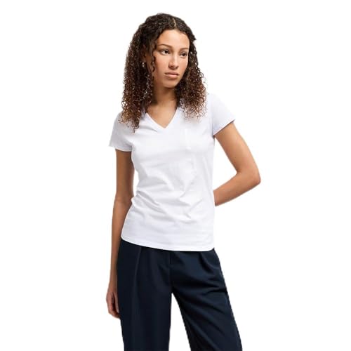 Armani Exchange Arte Sella t-shirt col V ajusté blanc taille M femme