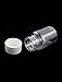 uxcell 10Pcs 80ml Clear Plastic Cylindrical Chemical Container Reagent Bottle