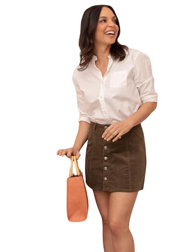 Royalty For Me Womens Women's Petite A-line Corduroy Mini Skirt4