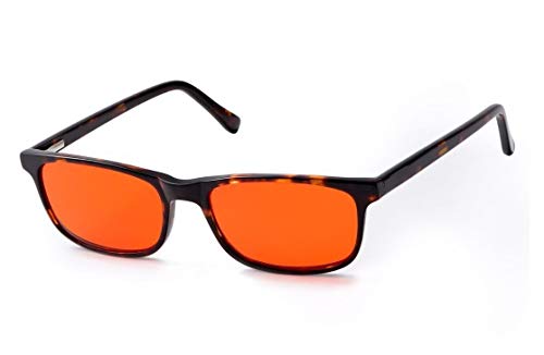 BLUblox Tortoise Shell Sleep+ 100% Blue/Green Light Blocking Glasses
