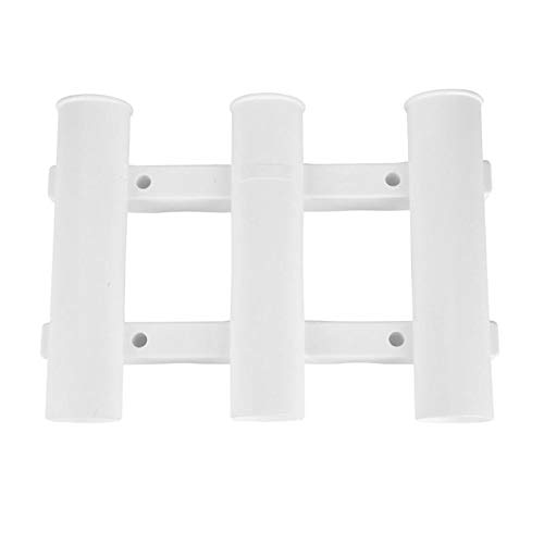 3 Tubi ABS Plastica Barca Rod Holder con 4 Viti