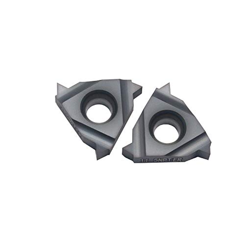 Tool Part for 16ER 14NPT LDA 20PCS Threading Blade CNC Insert Lathe Cutter Tool 16ER 14NPT for Stainless Steel