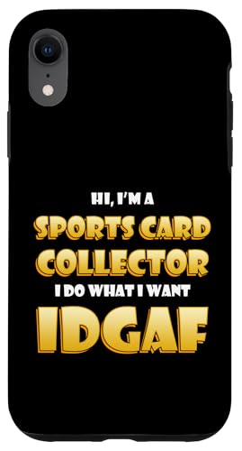 Sports Card Collector IDGAF Rare Basketball Card Collections �X�}�z�P�[�X iPhone XR �p
