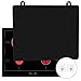 Killogood Cubre Vitrocerámica 61 x 53 cm Cubierta para cocina protección contra salpicaduras Cubierta para placa Induccion, Vitrocerámica, Negro