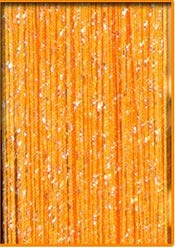 Fadenvorhang Glänzende Quaste mit silberner Linie, Fadenvorhang, 300 x 290 cm, 100 x 200 cm, modischer Volant, Wohnzimmerteiler, Hochzeit, DIY-Heimdekoration Fadengardine(Orange,300x290cm)