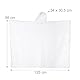 Relaxdays, transparent Regenponcho, 20er Set, Einweg Regencape mit Kapuze, Festival, Notfallponcho für Damen & Herren, 100% Kunststoff