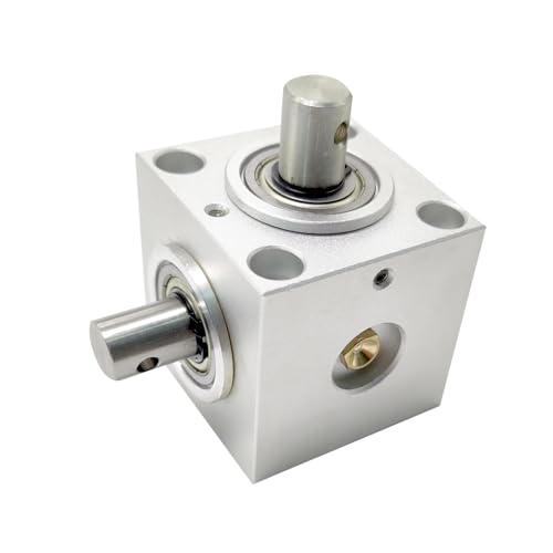 Image of 1:1 Right Angle Tapered Bevel Gearbox 1.5 Module 20 Teeth 90 Angle Drive Steering Gear Device Simple Mechanical DIY Module with 15mm Shaft