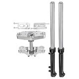 CWTD Enhanced 33mm 630mm Front Fork Suspension Kit: Ideal for Pit and Dirt Bikes Ranging from 50cc to 125cc, including models like SSR, Apollo, Grom, KTM, and Coolster CRF50, XR50, CRF70 Models