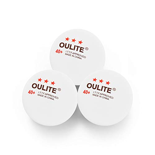 Ajcoflt Bolas de treinamento de tênis de mesa de 40mm High Bounce Prática profissional bola de práti