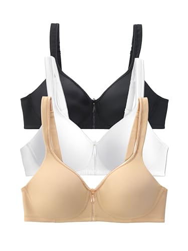 Image of Vanity Fair Women's Bra with 2-Way Convertible Straps, Body Caress Full Coverage, Lightly Lined Cups Up to Dd