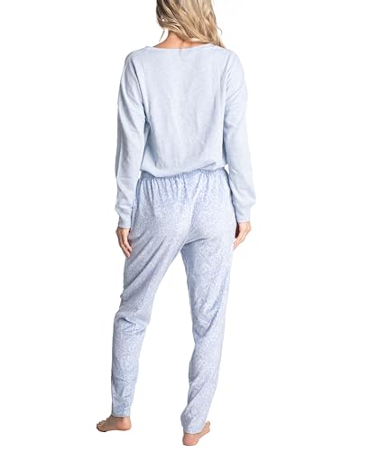 Hanes Midnights Long Sleeve Top and Pajama Loungewear Set, Multiple Colors, Multiple Sizes4