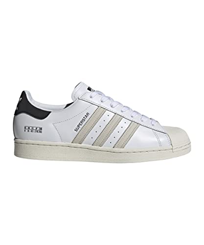 adidas Superstar Chaussures Baskets Unisexes en Cuir Blanc FV2808, 38 FR