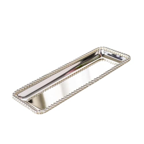 jojomis Fruit Plate Jewelry Organizer Lightweight Multipurpose Easy to Clean Dessert Snack Display Dish Container for Dinner Dessert 12.6x4.92 inch