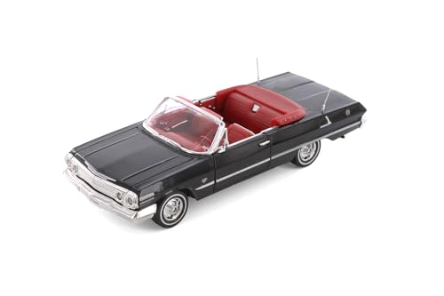 Modelo Chevrolet Impala Convertible 1963 1:24 miniatura 1