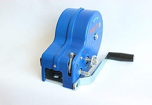 KNOTT Seilwinde 1135 kg mit Kabel, Gehäuse blau