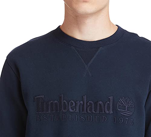 Timberland. - OA Linear Crew Felpa - Navy Marina