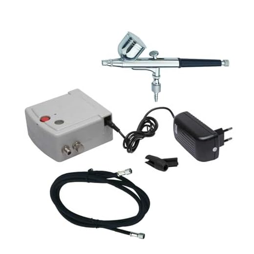 Outletdelocio. Maletin de aerografia con compresor, aerografo de Doble accion y Manguera de conexion