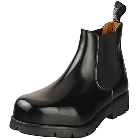 New Rock 1535-S1 Unisex Metallic Black Spike Boots Cover