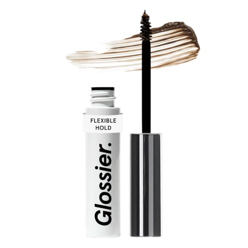 Glossier Boy Brow Brown Eyebrow Gel & Volumizing Pomade - Creamy Tinted Brow Gel Defines Conditions & Thickens - Flexible Hold No Stiffness Beeswax & Hyaluronic Acid - Dermatologist Tested