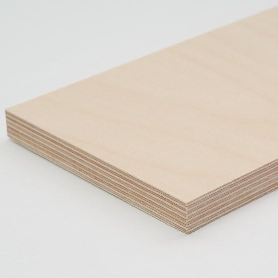 Generico Pannello Multistrato in Betulla mm 15 Pretagliato Varie Misure Disponibili - Dimensione Disponibile: cm 15 x 25