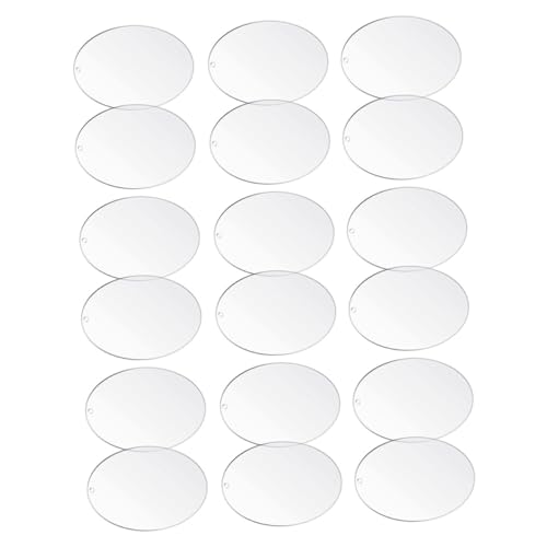 Porte clés transparent pour diy sublimation thermique Uonlytech haute résistance - 5