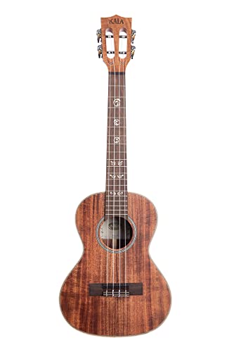 Kala Brand Music Co. All Solid Acacia, 4-String Ukulele, Natural, Tenor (KA-SA-T) - Image 2