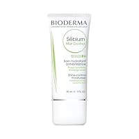 Bioderma Sébium Mat Control Cream, Mattifying and Moisturizing Daily Cream for Combination to Oily Skin, 1 Fl Oz