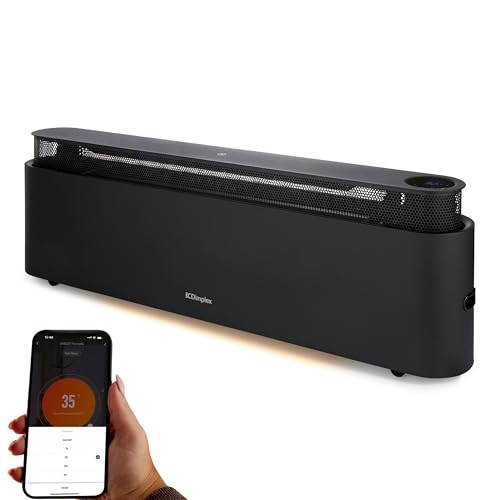 Dimplex DXBC22 ThermaIQ Calentador convector WLAN inteligente, negro