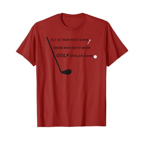 Golfer Golfspieler Golfschläger Golfball Golf Tee T-Shirt