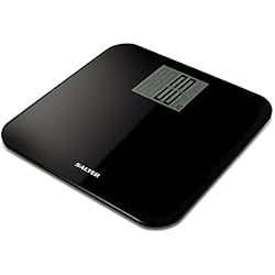 Bascula Baño Precisa Salter 9049 BK3R Báscula de baño electrónica de gran capacidad, máx. 250 kg, pantalla digital de lectura fácil, lectura instantánea precisa, plataforma amplia, precisa, peso en kg, st y lb, negra