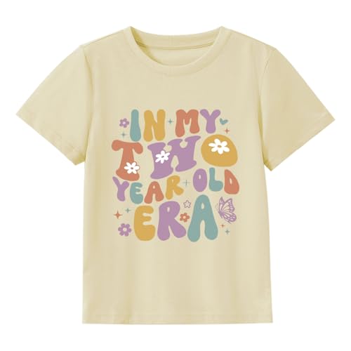 Image of Girls Birthday Shirt 2nd 3rd 4th 5th 6th Girls B-Day Outfits Mermaid Theme Cotton Short Sleeve Tee Tops
