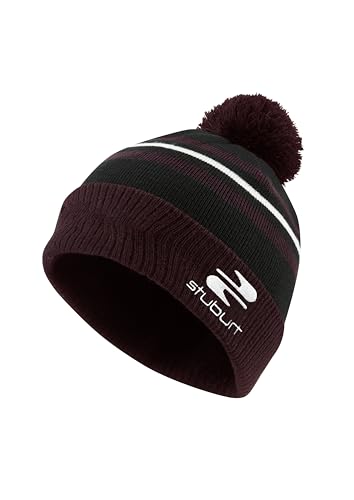 Stuburt Men's Noble Warm Autumn Winter Bobble Hat Beanie Hat - Cherred - One Size
