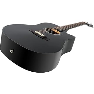 Rocktile D-60CE Guitare de Western noir - Les Beatles, Paul McCartney, John Lennon, RIngo Starr, George Harrison Rocktile D-60CE Guitare de Western noir – Image 6