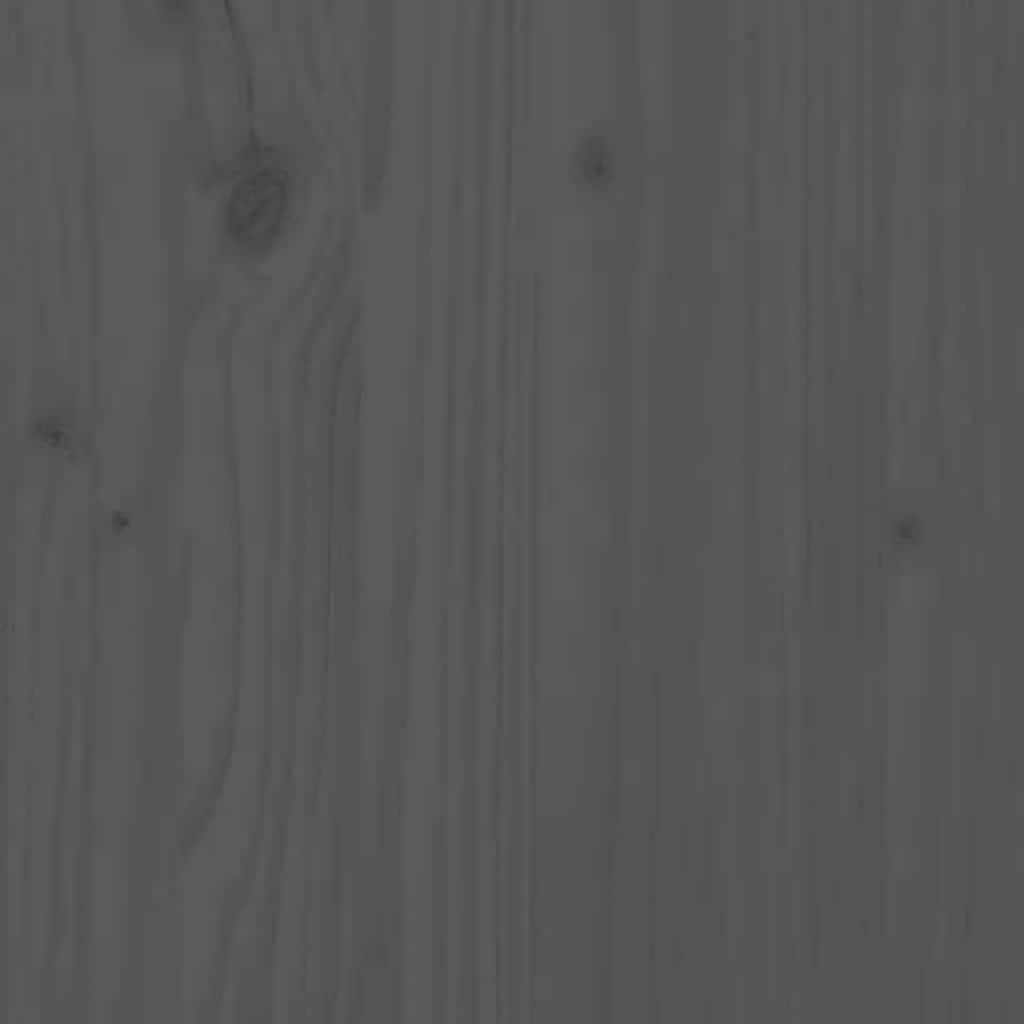 Banco de pasillo de madera de pino maciza, gris, 110 x 40 x 60 cm, con 6 compartimentos, espacio de almacenamiento, para pasillo, pasillo, salón, orden y ahorro de espacio