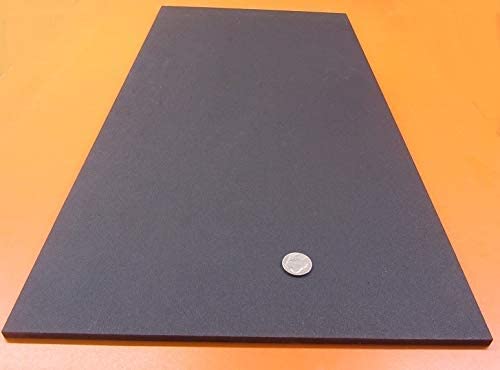 Kydex T P1 Black Sheet .250" (1/4") x 12" x 24", 1 Pc