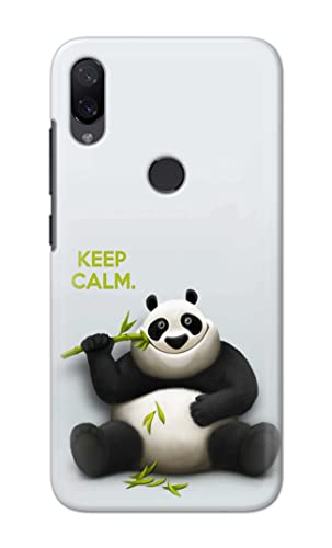 Image of Printed Hard Back Cover Case for Mi Play Back Cover (Cartoon Panda) -203