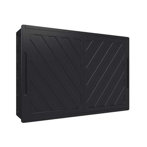 Esimote Outdoor TV Cover 55 inch Weatherproof, Hard Outdoor TV Enclosure with Frosted...