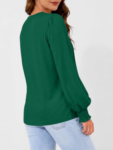 Image of AUTOMET Womens Long Sleeve Shirts Fall Blouses Tops Business Casual Outfits