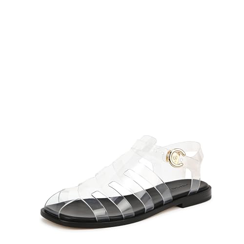 Sandale de pêcheur Vince Melina Jelly chaussure été plate tendance pour femme