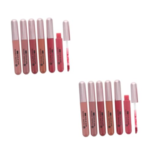 Beaupretty 30 Piezas Conjunto De Lápiz Labial Brillo De Labios Perfume Cierre Para Cadenas De Cuentas Barra De Labios Mate De Terciopelo Tinte De Labios Para Mujeres Kit De Labios El Plastico