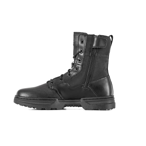 5.11 Tactical Men's Speed 4.0 8" Side Zip Boot – Slip-Resistant, Heat-Deflecting, Cushioned Comfort, Style 12454ABR3