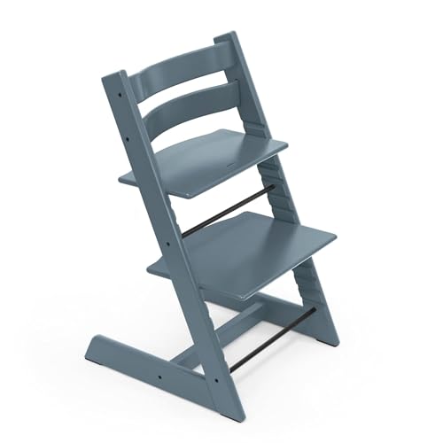 Image of Tripp Trapp Chair from Stokke, Fjord Blue - Adjustable, Convertible Chair for Toddlers, Children & Adults - Convenient, Comfortable & Ergonomic - Classic Design