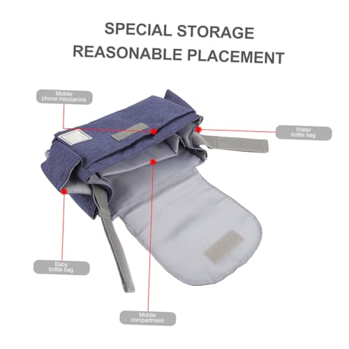 Bolso Organizador para Paseo con Cochecito Azul miniatura 3